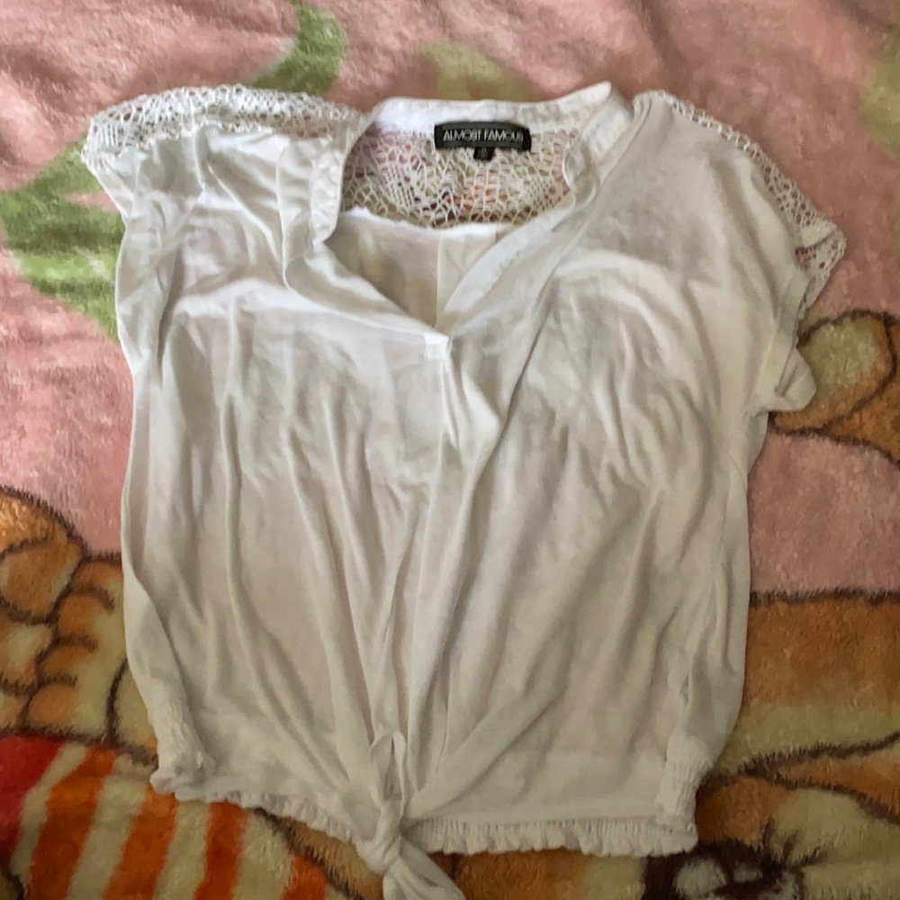 White cute shirt